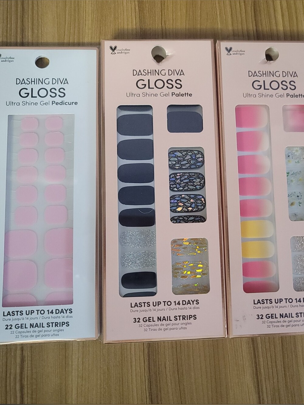 New 4 Dashing Diva Gloss Nail Strips